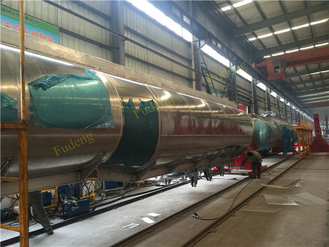 45000L Fuel tanker semi trailer with BPW axle , used fuel tanker truck trailer