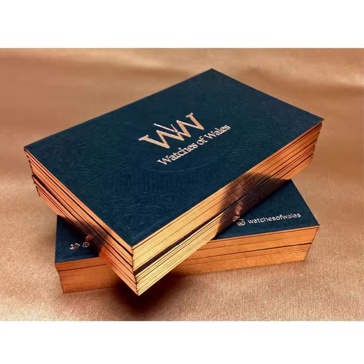 Logo Custom Cardstock Funeral Thank You Cards Personalized Coated Paper Holographic Printing