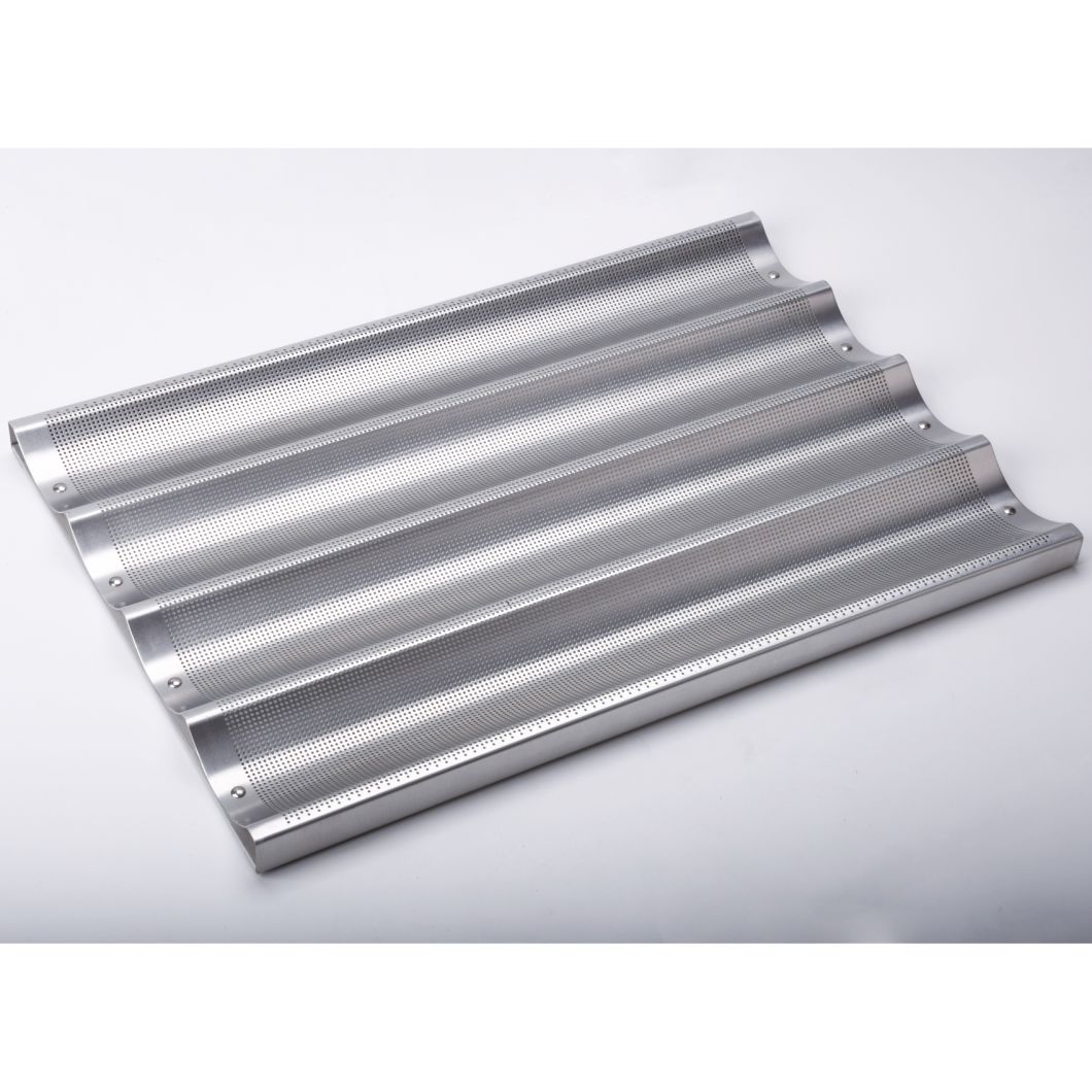 Rk Bakeware China-600X400/660X460/18X26inch/800X600 Commercial Nonstick Chicago Metallic French Baguette Tray