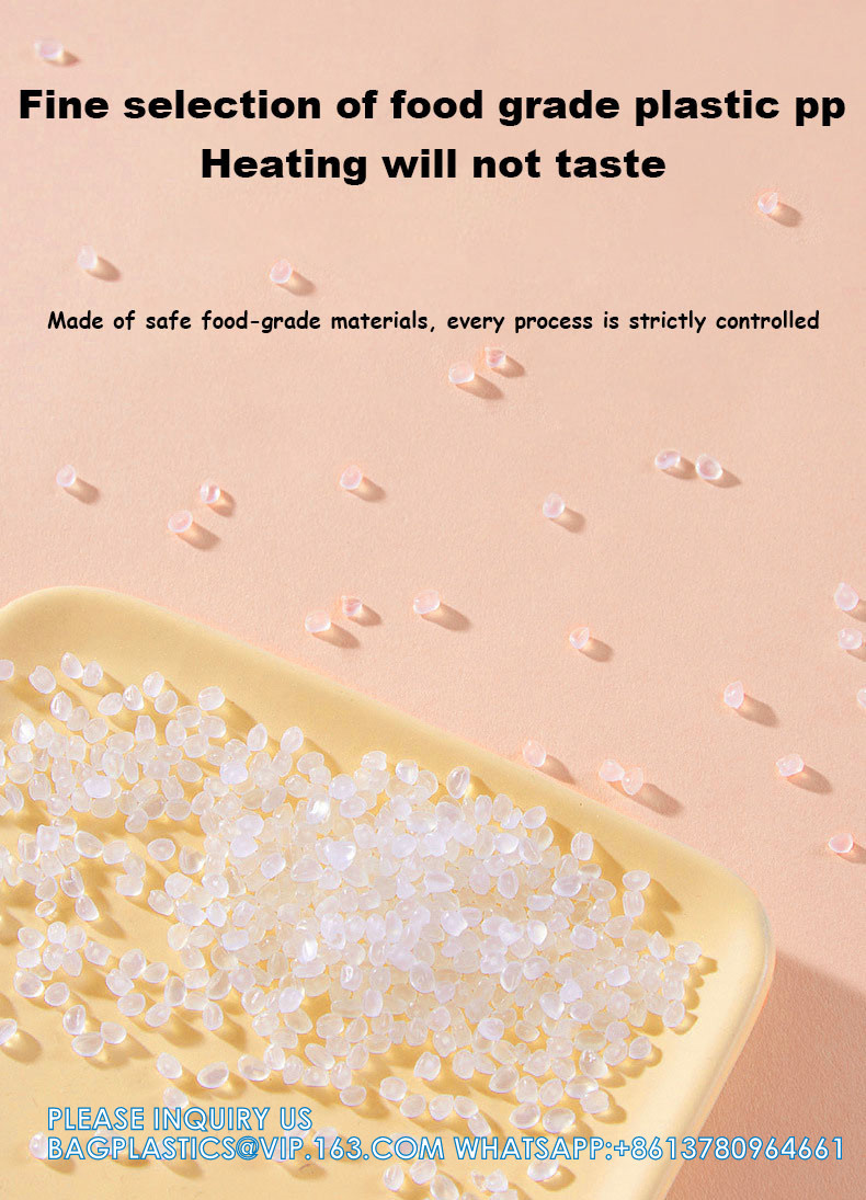 980ml American Takeaway Box Eco-Friendly Microwave Safe Plastic Food Containers With Lids Disposable Food Lunch Box
