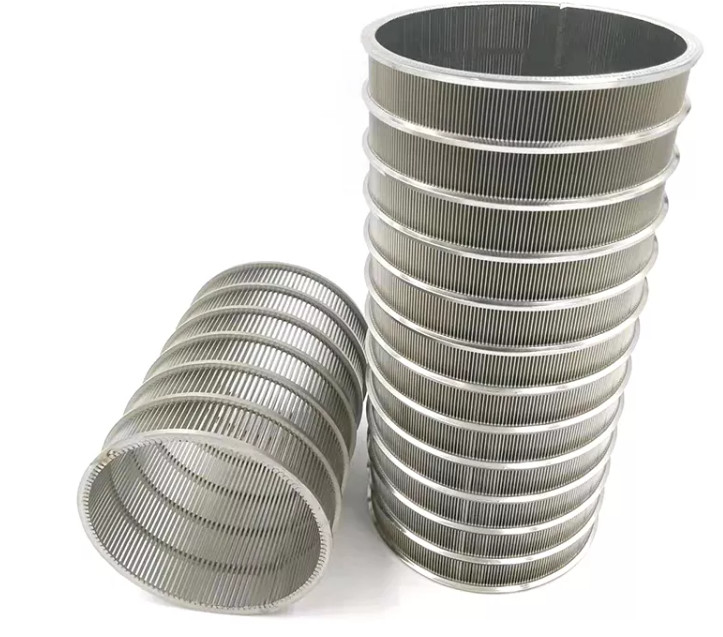 316 Stainless Steel Ss304 Wedge Screen Filter V Shaped Mesh Pipe