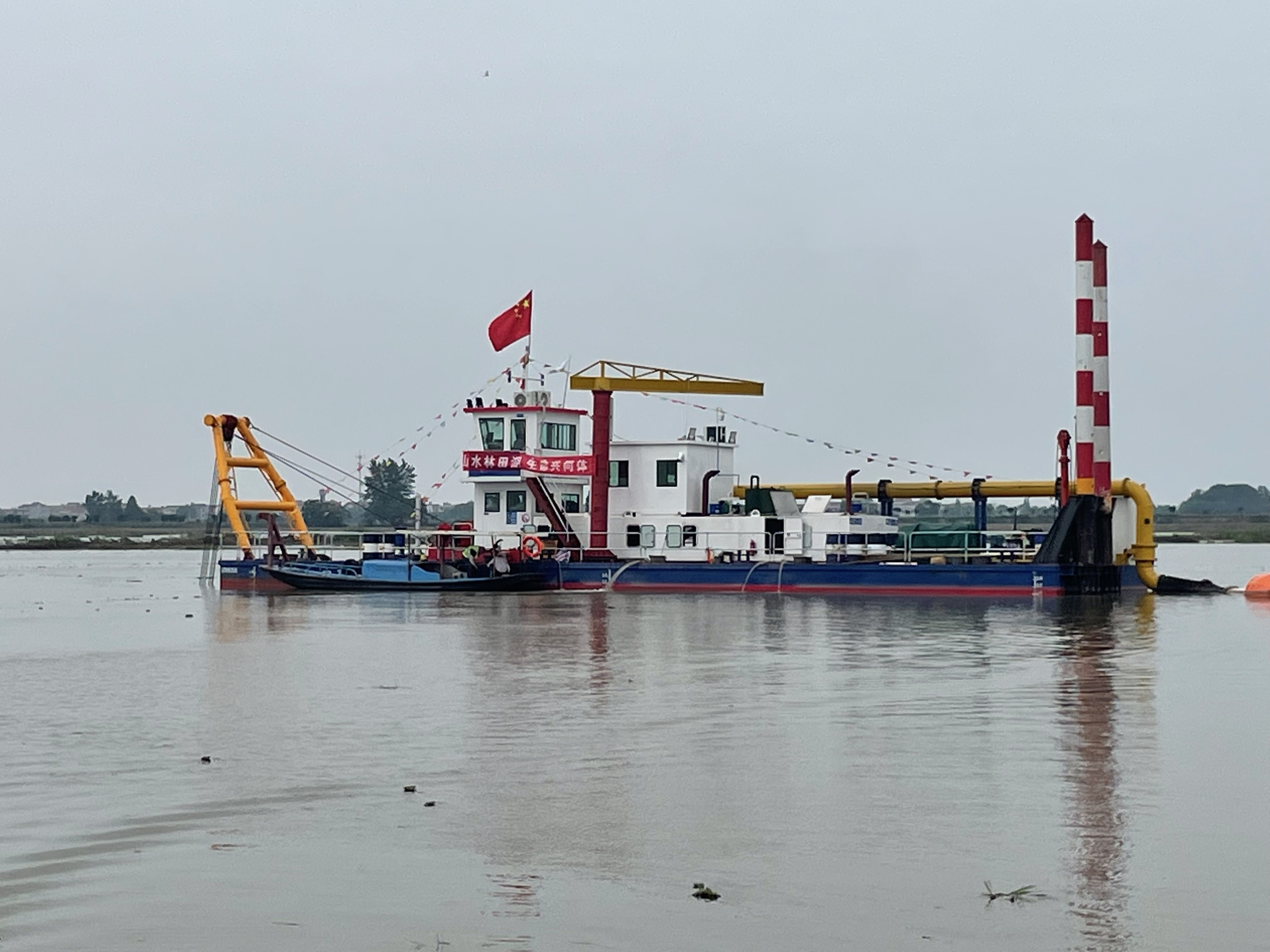 14 Meter Maximum Dredging Depth WN450 Csd Dredger With 50kw Generator Set
