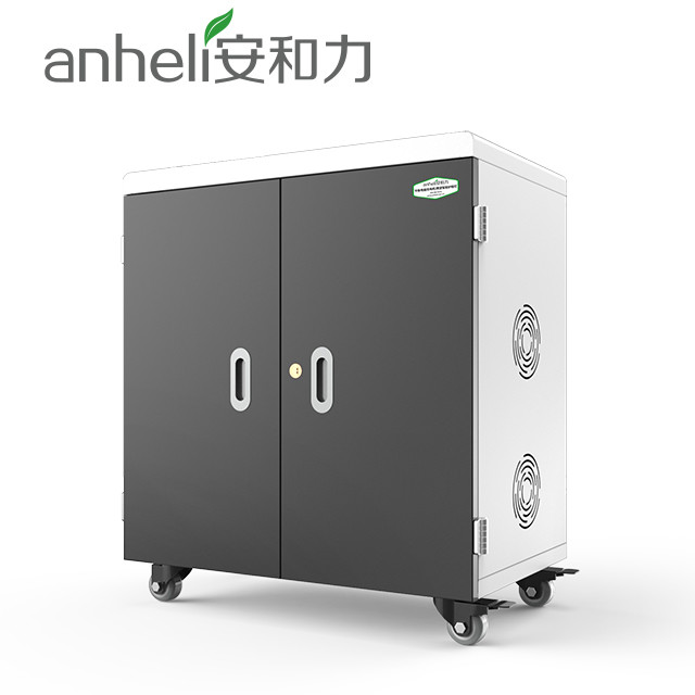 Library 36 Slots Lockable Tablet Charging Cabinet Station CE FCC