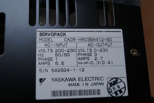 Cacr-Hr03bab12y60  YASKAWA Servo Drive Original New 3 Working Days Delivery 4