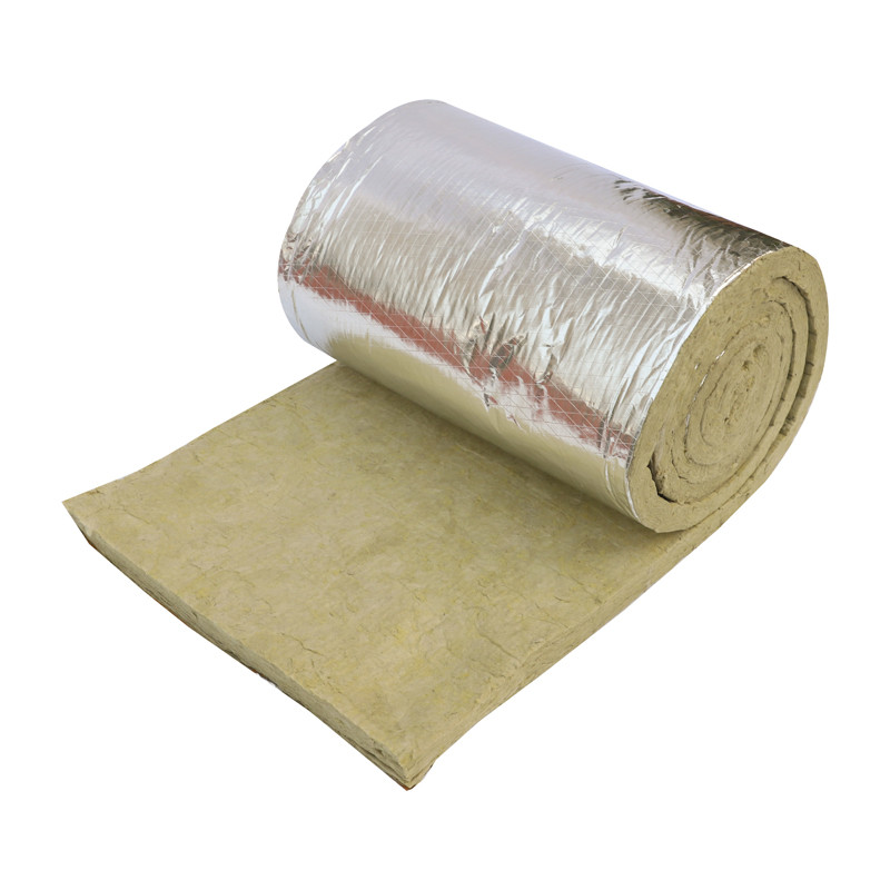 Thermal Insulation Stone Wool Roll With Fire Resistance Performance Mineral Wool Felt For Wall Insulation