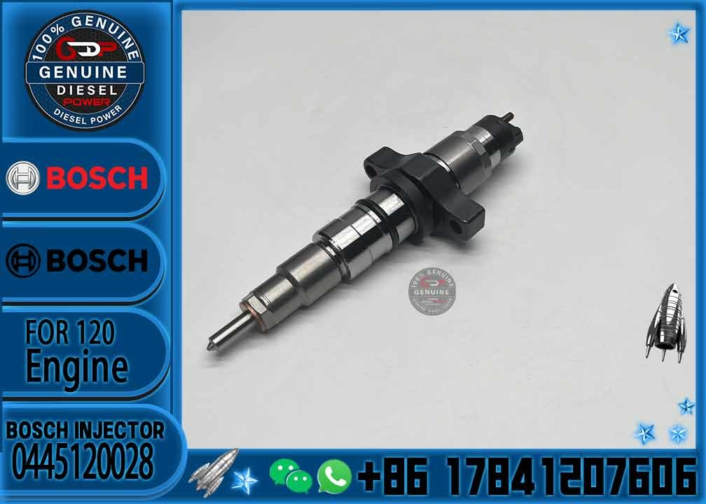 Truck Fuel Injector Common Rail Diesel Injector Nozzle Car Engine Assembly 0445120026 0445120028