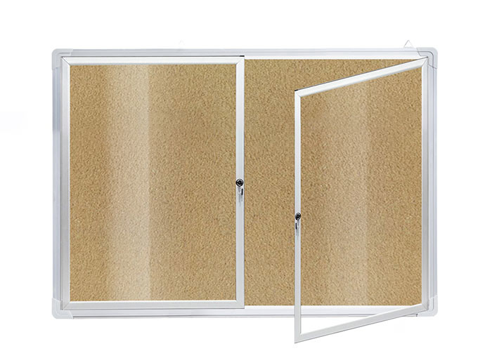 Decorative Message Center Bulletin Board Cork Feature Galvanized Sheet