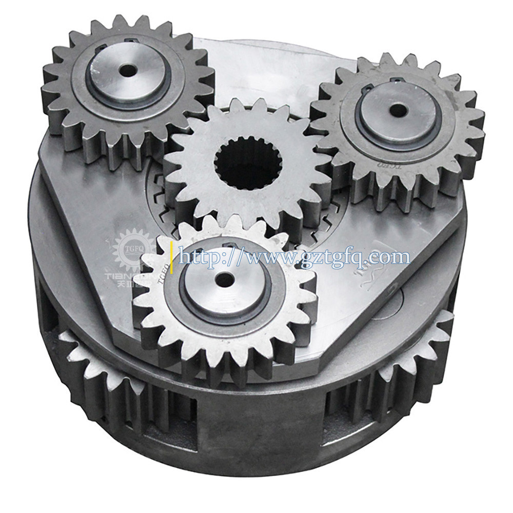 YN32W01019F1 1st 2nd Stage Planet Carrier With Sun SK200-6 Excavator Swing Gear
