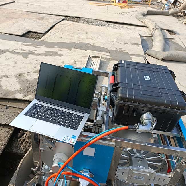 Underground Pile Testing Instrument Non Destructive Groove Ultrasonic Detector