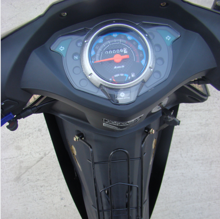 Customizable Black 125cc Underbone Motorcycle With Four Stroke