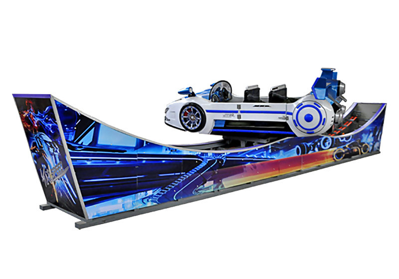 Children'S Fairground Rides Double Track Floating Car 1 Year Warranty