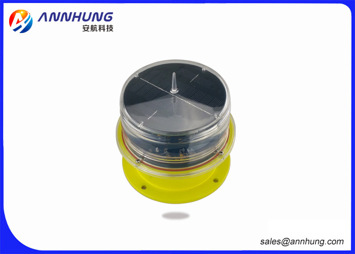 AH-LS-L Solar Powered Aviation Obstruction Light L-810 ICAO 10cd 32.5cd red steady