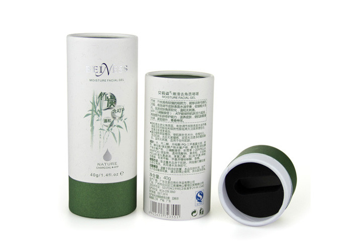 Luxury Nice Cutting Paper Tube Packaging For Tea / Coconut Powder Customized