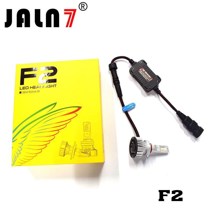 LED Headlight Bulbs JALN7 F2 LED Conversion Kits Extremely Super Bright H1/H4/H7/H11/9005/9006 36W 6000lm