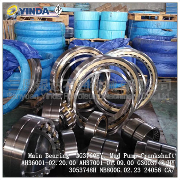 Main Bearing 3G3760HY Mud Pump Crankshaft AH36001-02.20.00 Wear Resistance