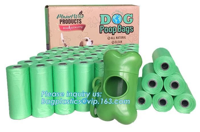 High Quality Eco-friendly Degradable Fashion With Printing Doggy Pet Dog Waste Poop Bags, Eco friendly pet dog waste poo