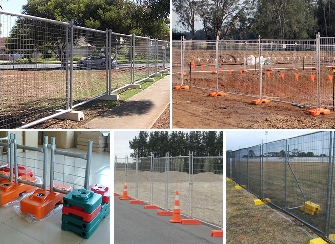 Outdoor 60*60mm Mesh Hole Temp Construction Fence