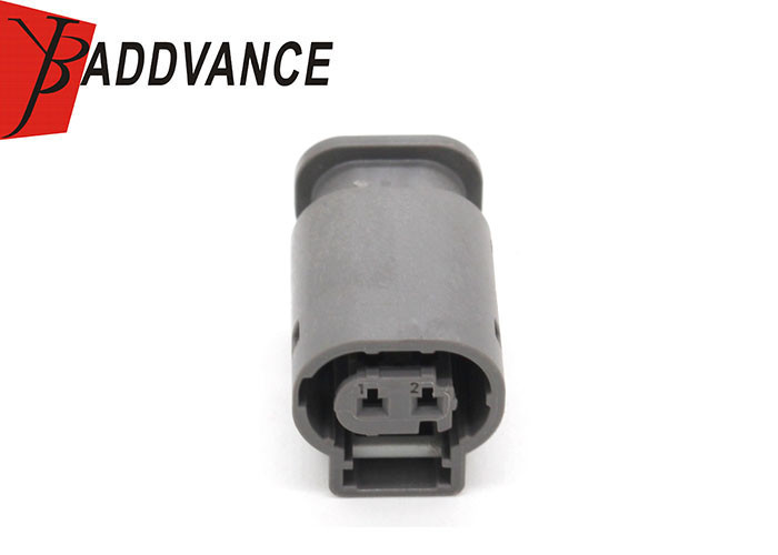 10027186 2 Pin Female TE Connectivity AMP Connectors Gray Color
