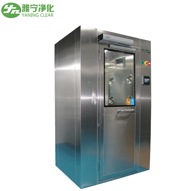 Ce Certification Stainless Steel Cleanroom Air Shower With Face Recognition System