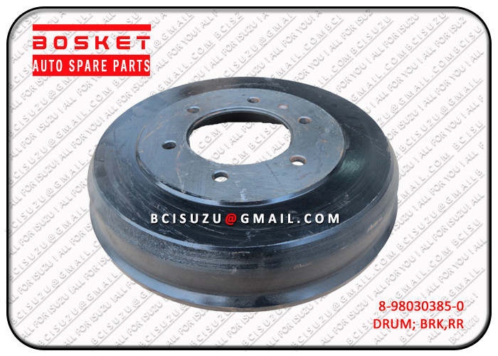 Rear Brake Drum Isuzu D MAX Parts 8980303850 8-98030385-0 , Net Weight 9.1kg