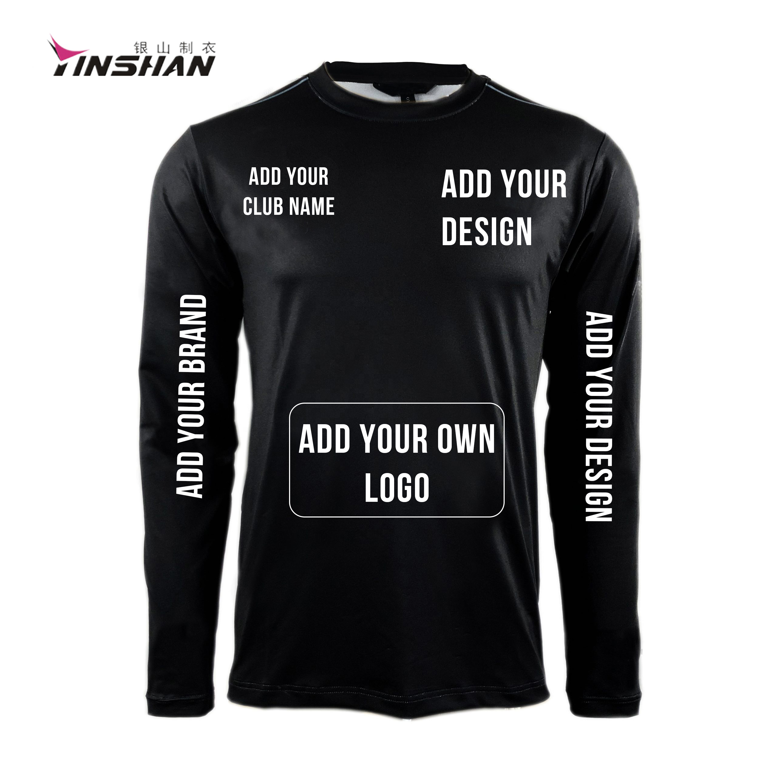 Sleeve Style Long Sleeve Breathable Wicking Custom T Shirts for Motor Cross Riding