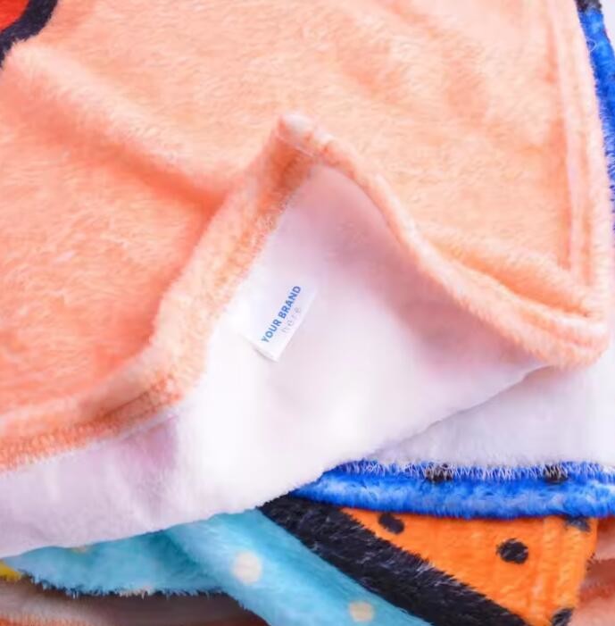 Custom Pattern Polyester Hooded Blanket Cozy Warm Big Blanket Hoodie