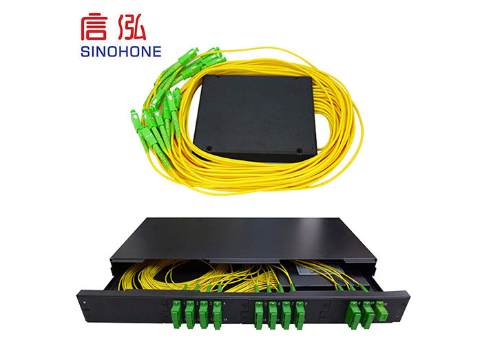 PLC Fiber Optic Splitter PON Networks Data Communications LC Connector