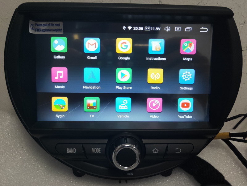 Ouchuangbo car radio gps navigation android 9.0 for Mini cooper (2014--) With 1080 video System