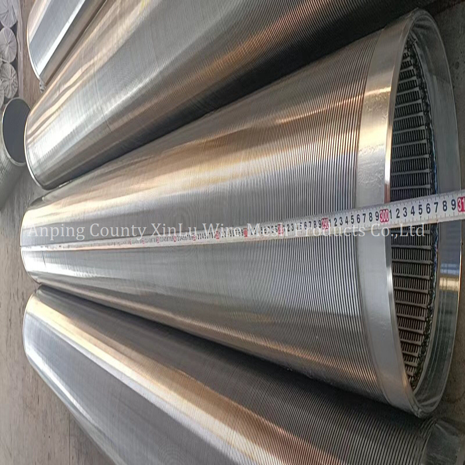 273mm 10-3/4" Water Well Screen Pipe With Wedge Wire Wrapped Continuous Slot