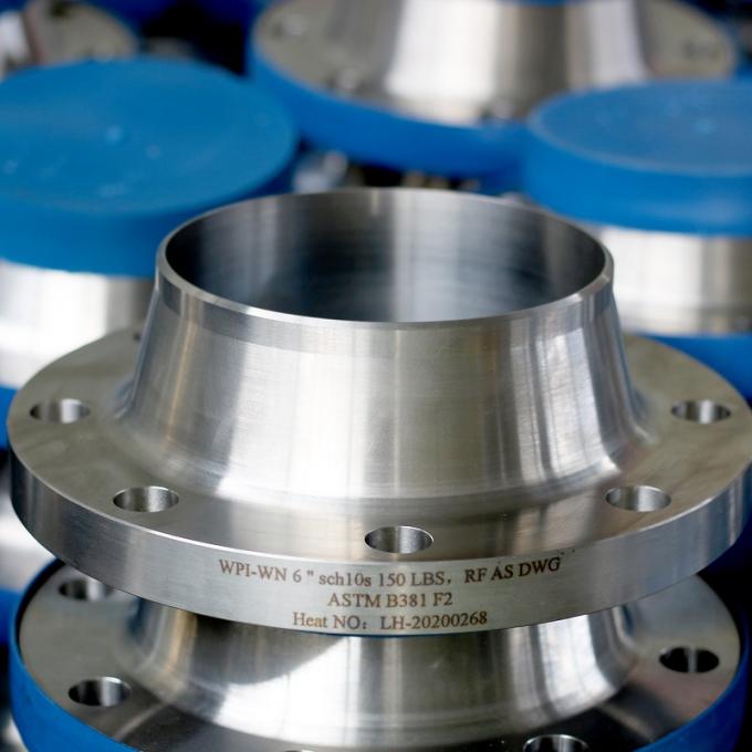 ASTM B381 Titanium Gr F2 Welding Neck Flange Titanium Gr2 Raised Face Flange BLRF 0