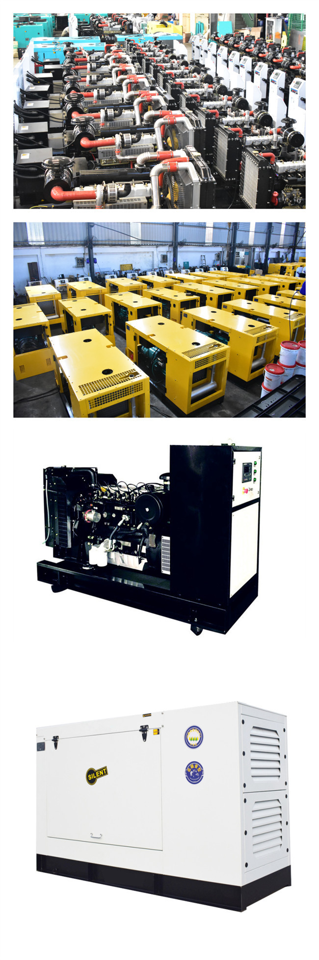 240V 4 Wires Natural Gas Standby Generator , Diesel Backup Generator For House