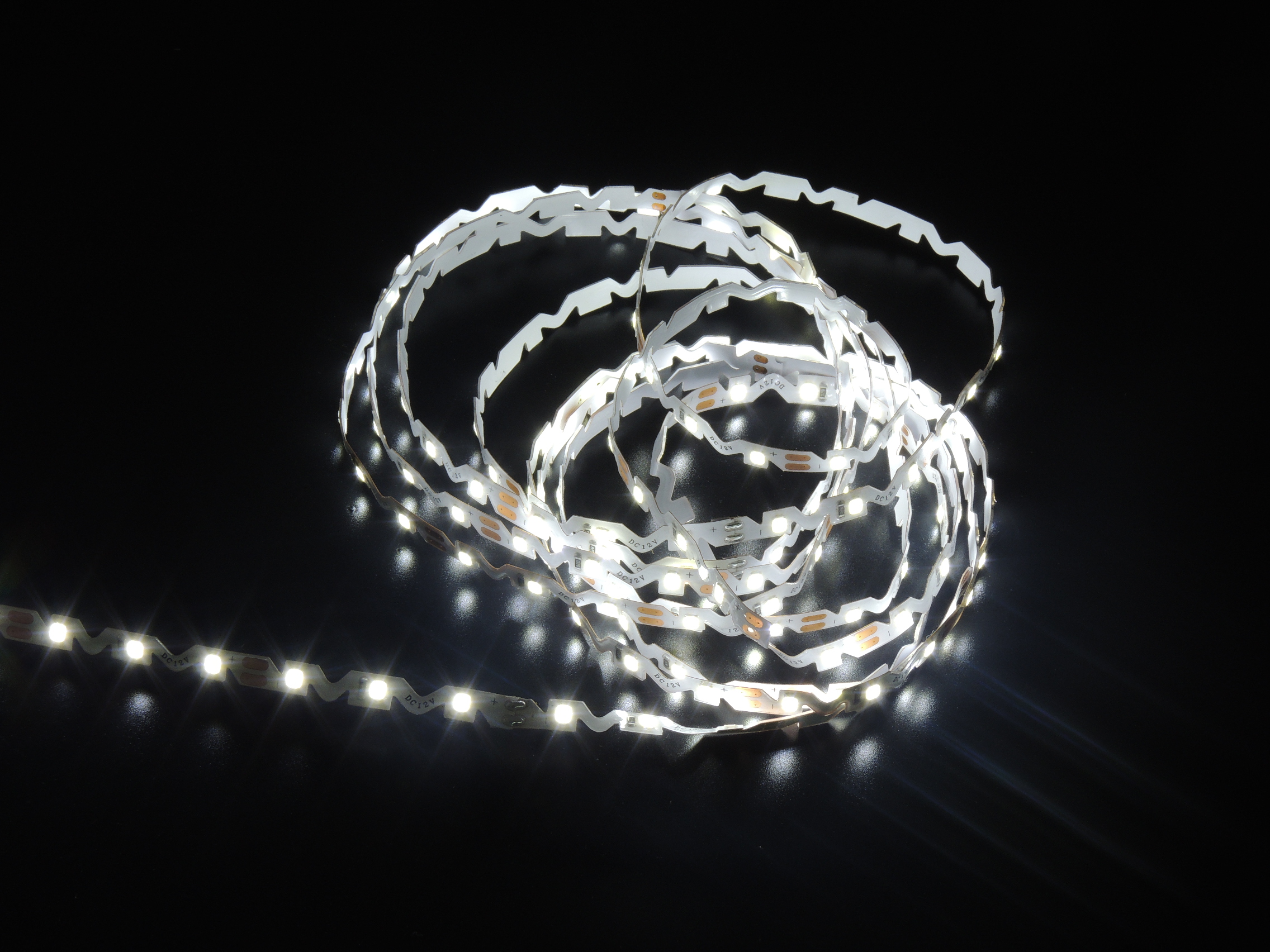 SMD 2835 Flexible LED Strip Lights 12V 90 Degree Bent IP20 3M Adhesive For Letters