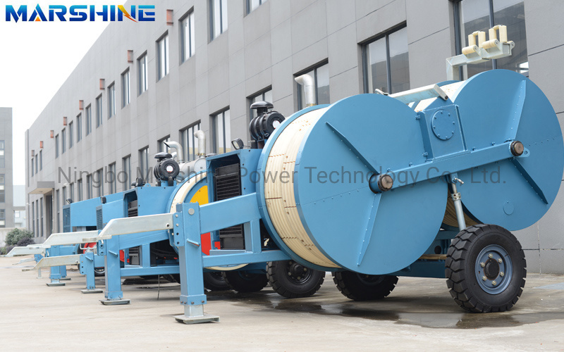 70kn Hydraulic Puller Tensioner Overhead Transmission Conductor Stringing Equipment