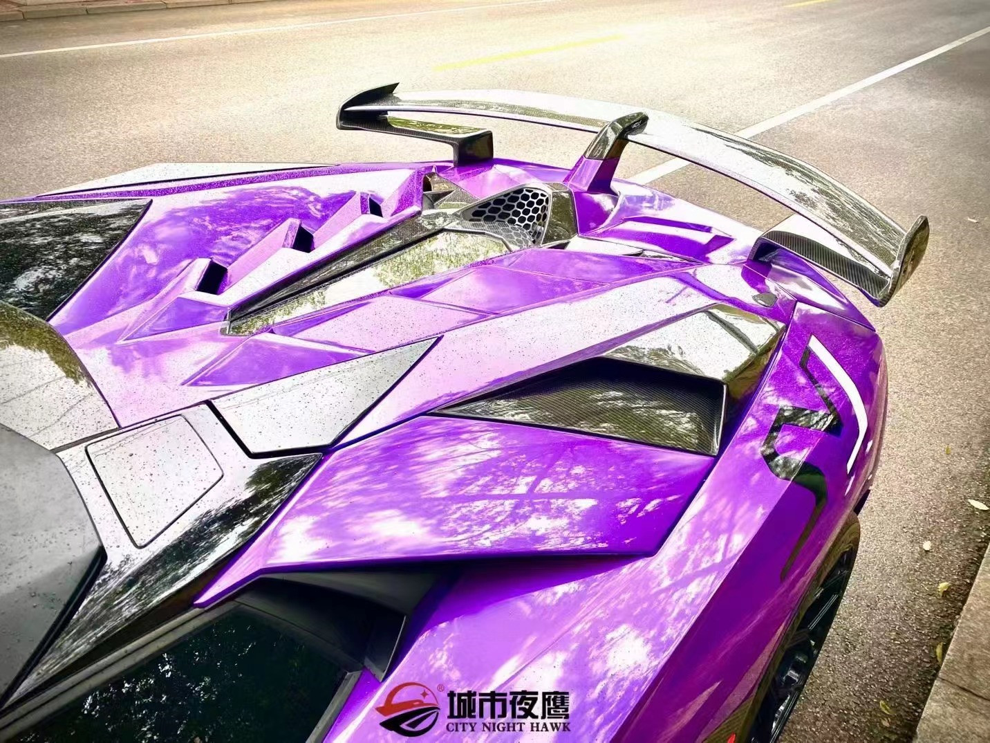 For Lamborghini Aventador LP700 LP720 Carbon Fiber Body Kit Aventador Upgraded SVJ Style Front and Rear Bumper Spoiler Body Kit