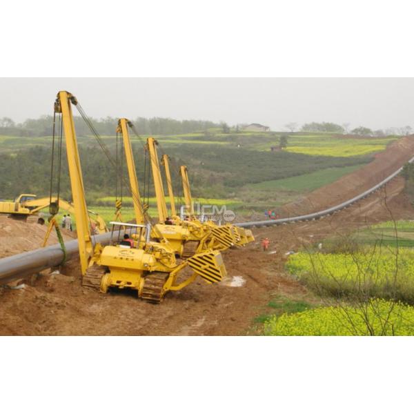 Hydraulic Tractor Pipe Layer , SHANTUI SP25Y 25T Crawler Pipelayer Equipment