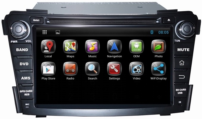 Ouchuangbo car multimedia GPS navigation for Hyundai I40 2011-2013 1080P TV capacitive android 4.2 system OCB-7029C