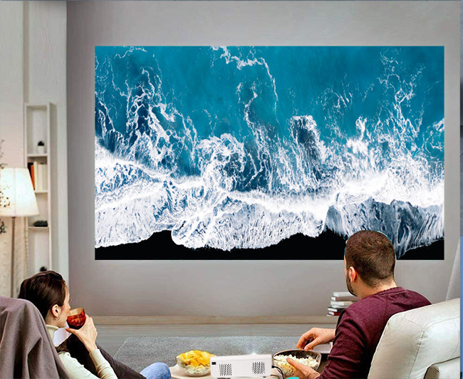 27-150 Inch Led Source Hd Multimedia Projector 1080p High Brightness