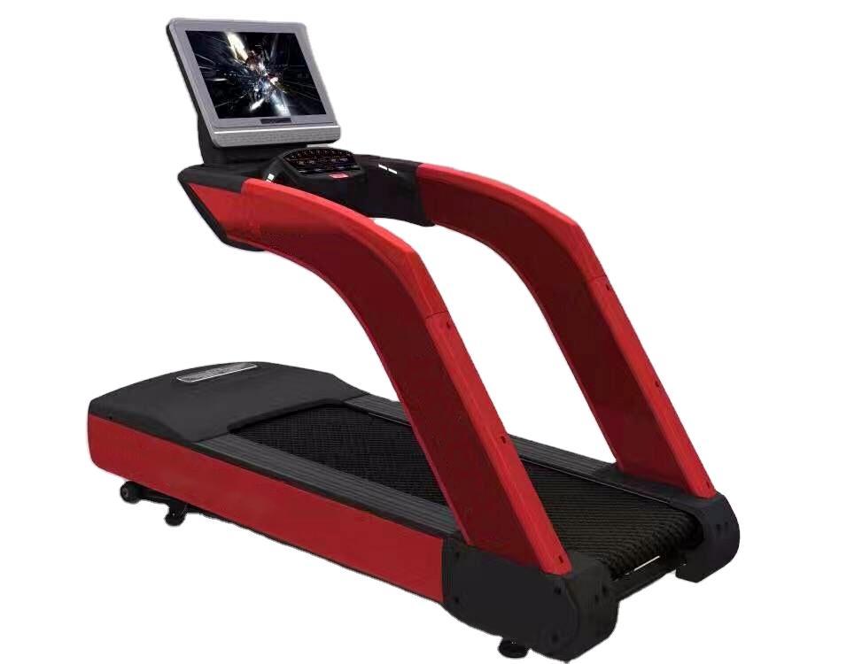 Commercial Gym Equipment LCD Touch Screen Treadmill Cardio Training Walking Treadmill Machine