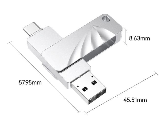 Type C OTG USB3.2 Custom New 64gb 128gb 1tb Cle Memorias Usb Stick Key Disk Memory Pendrive Pen Usb Flash Drive