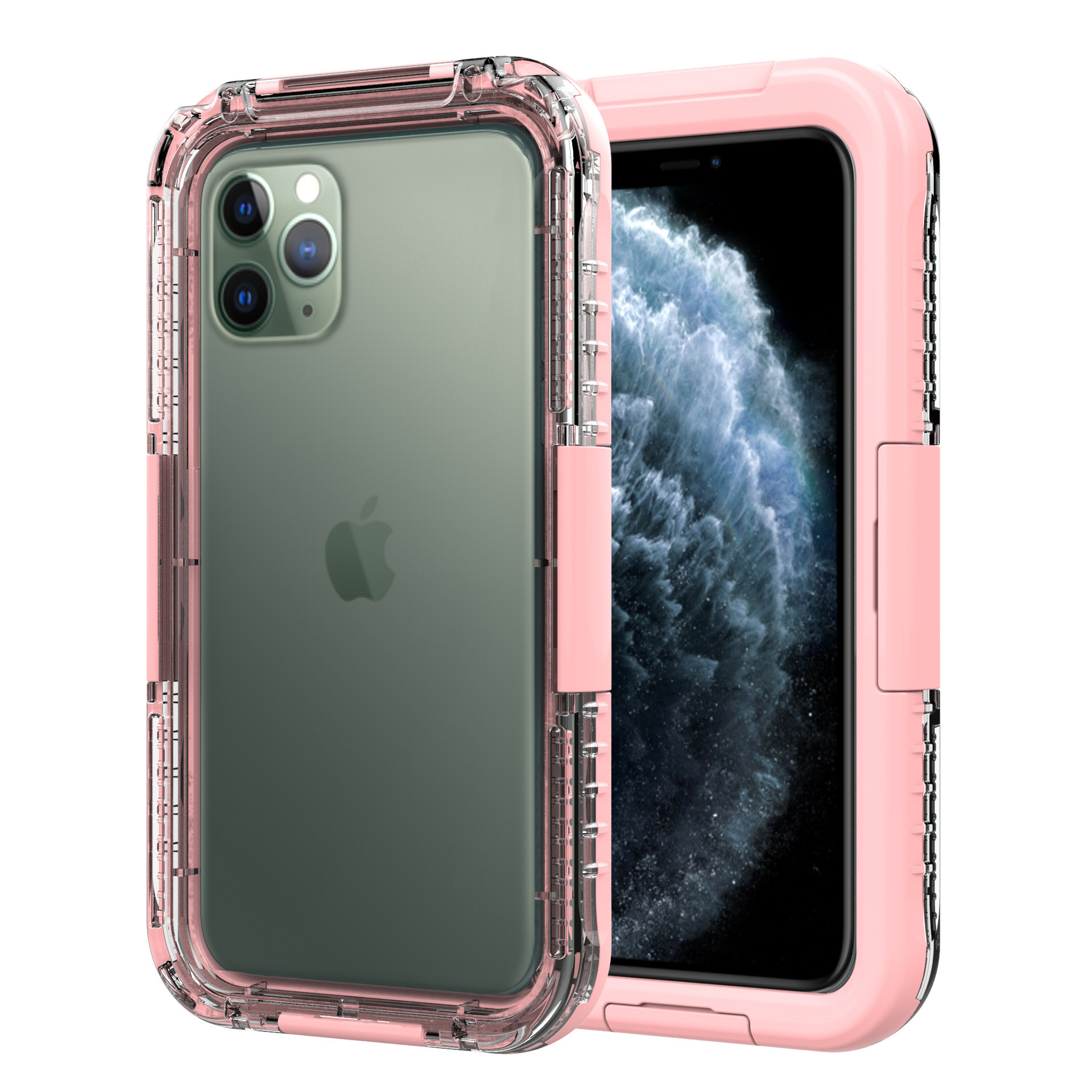 Waterproof Dustproof Mobile Phone Case Hybrid Convinent Install Dustproof For Iphone