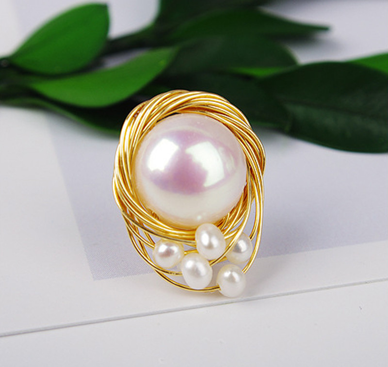 Pearl Earring Set Metal Gold Plated Dangle Earrings Heart Butterfly Hoop Earring Geometric Fashion Pearl Earring Jewelry