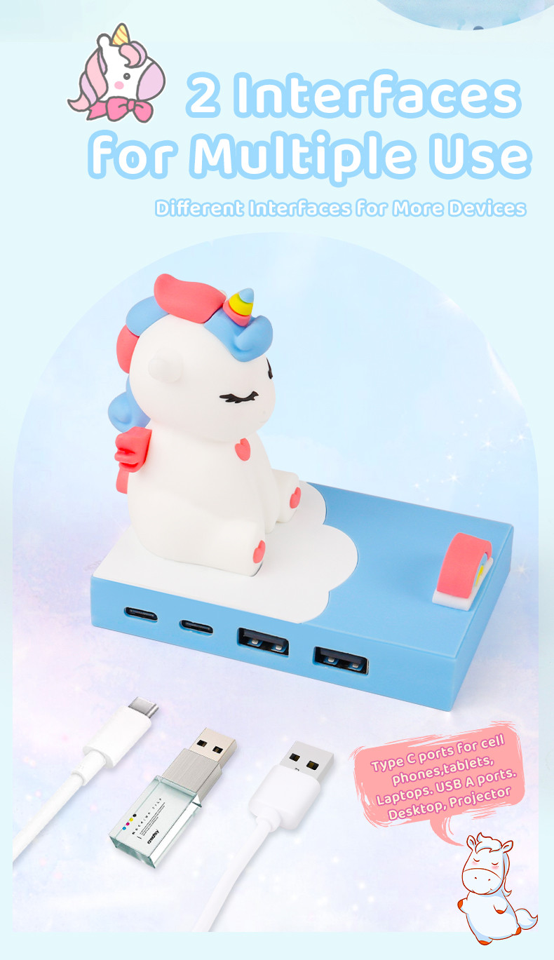 EasyCarry Multi Port Type C Station Usb C Hub Smart Adapter
