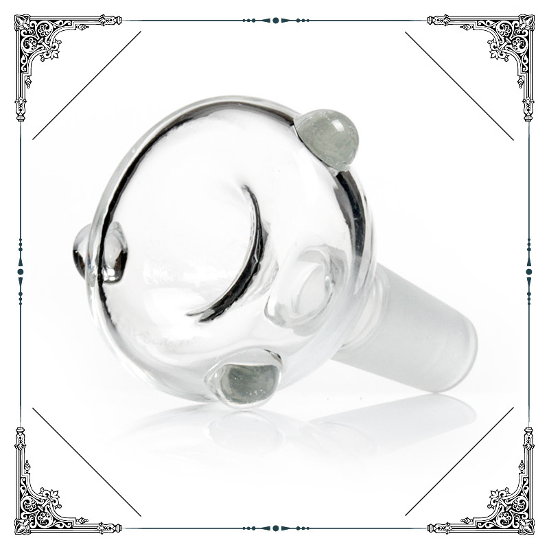 Bongs Accessories Glass Bowls For Smoking , Herb Dry Bowl OEM / ODM Available