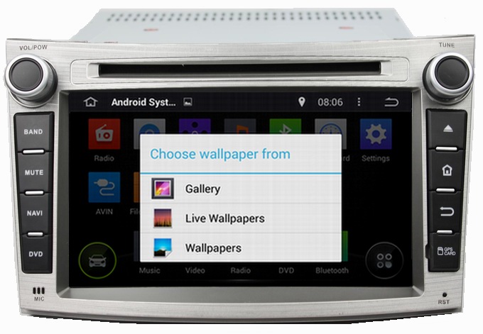 Ouchuangbo Car DVD System for Subaru Legacy /outback 2009-2012 GPS Navigation Stereo Android 4.4 OCB-7065D