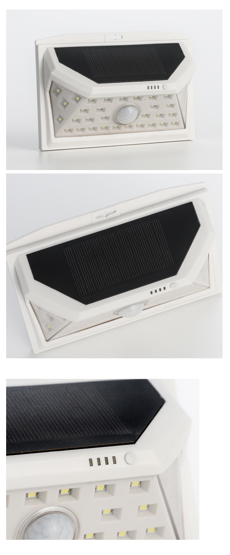 102 LEDs Solar Powered LED Wall Light , Motion Sensor Solar Waterproof Light