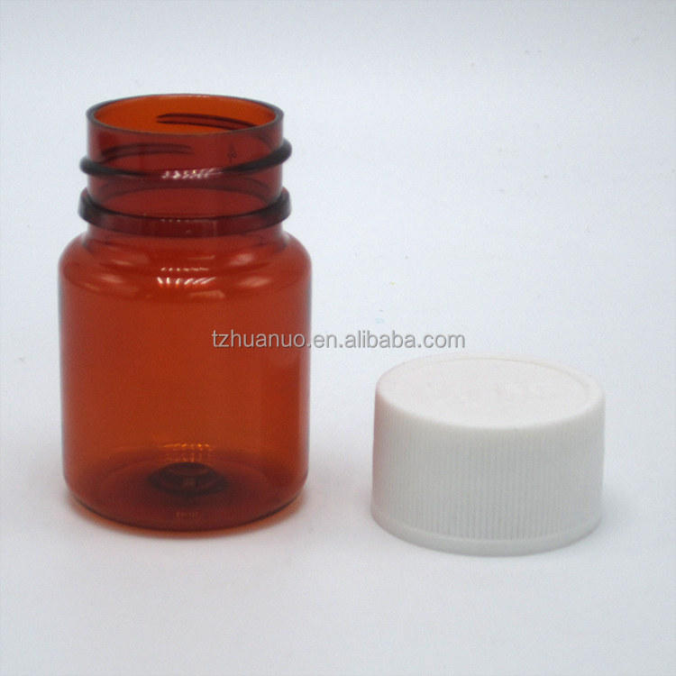 Medicine 25mL PET Plastic Bottle with Child Safety Lids and Customized Color Options