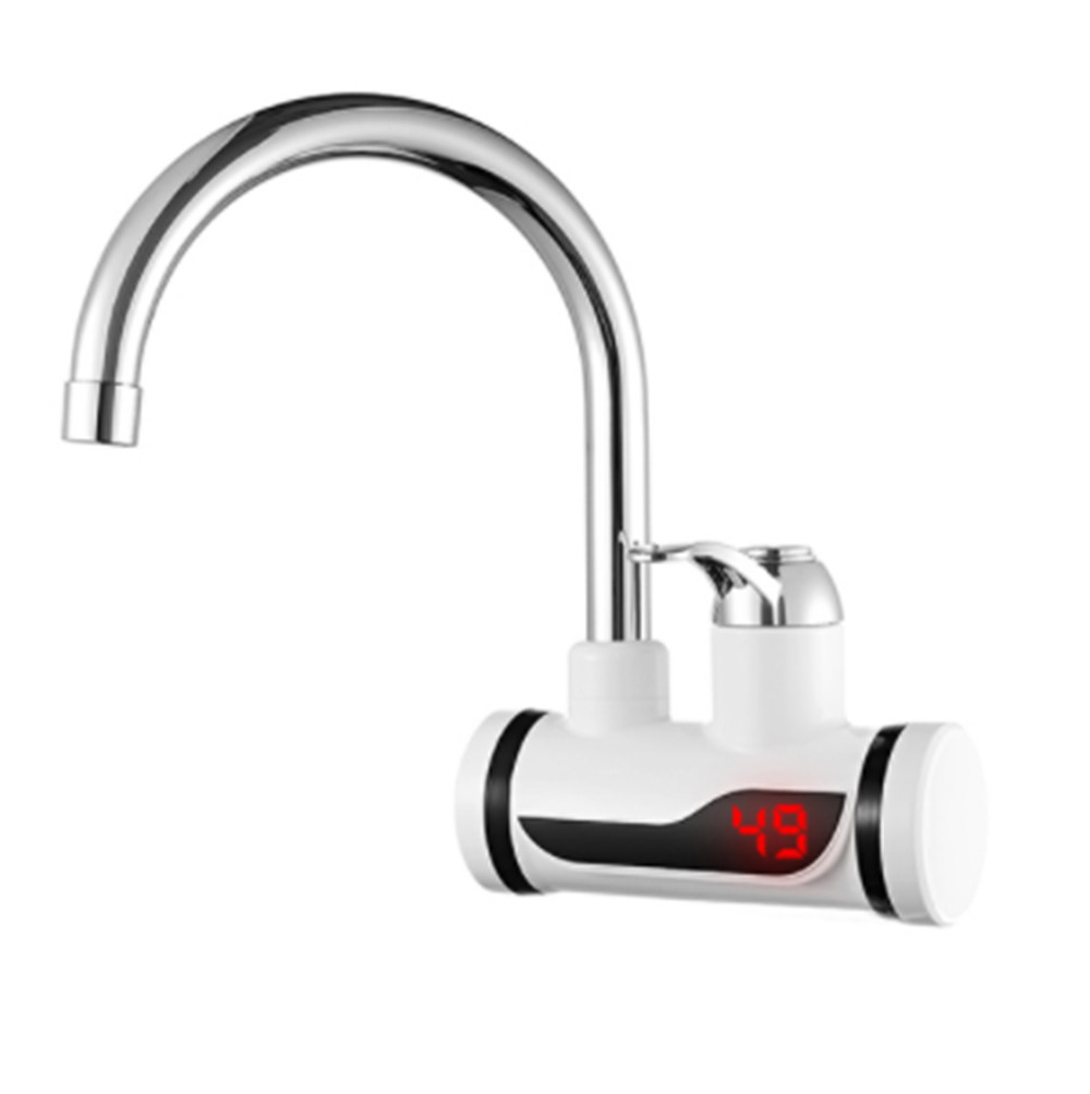 304 Stainless Electric Hot Water Tap CE 360 Degree Rotation 3000 Watt