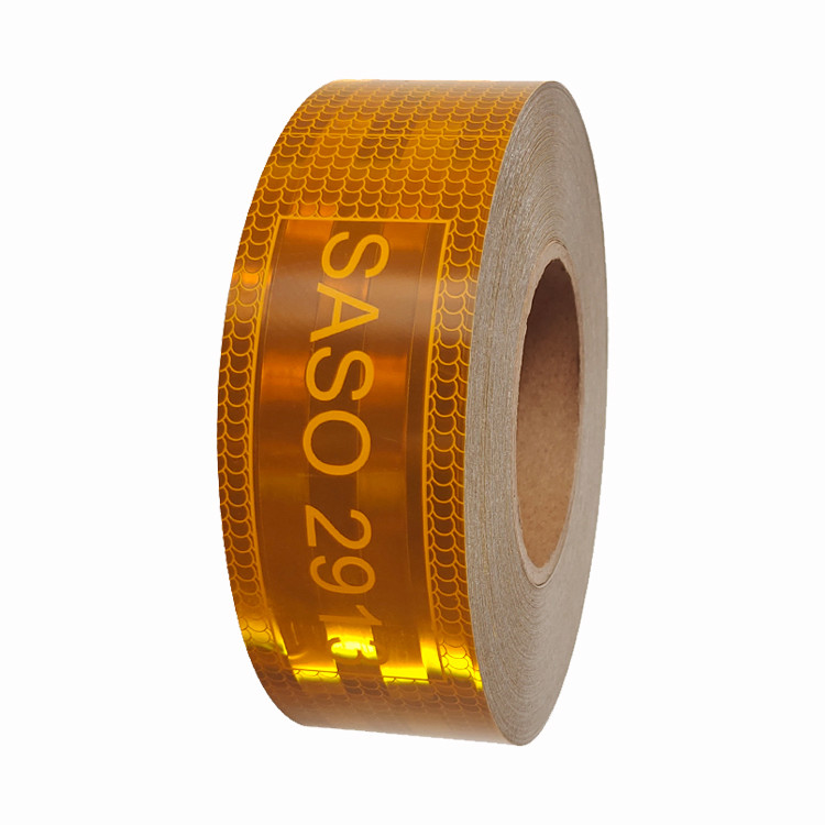 Hi Viz Micro Prismatic 6 Inch Reflective Tape Roll Waterproof For Trailers