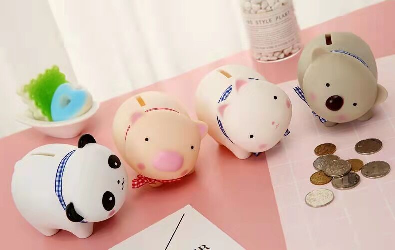 Small Size 13x15cm Money Piggy Bank CE FCC ROHS certification