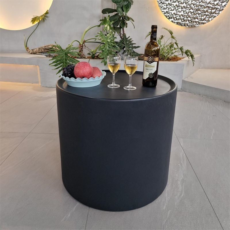 Outdoor GRC Concrete Table Sets Furniture Cold And Heat Resistant